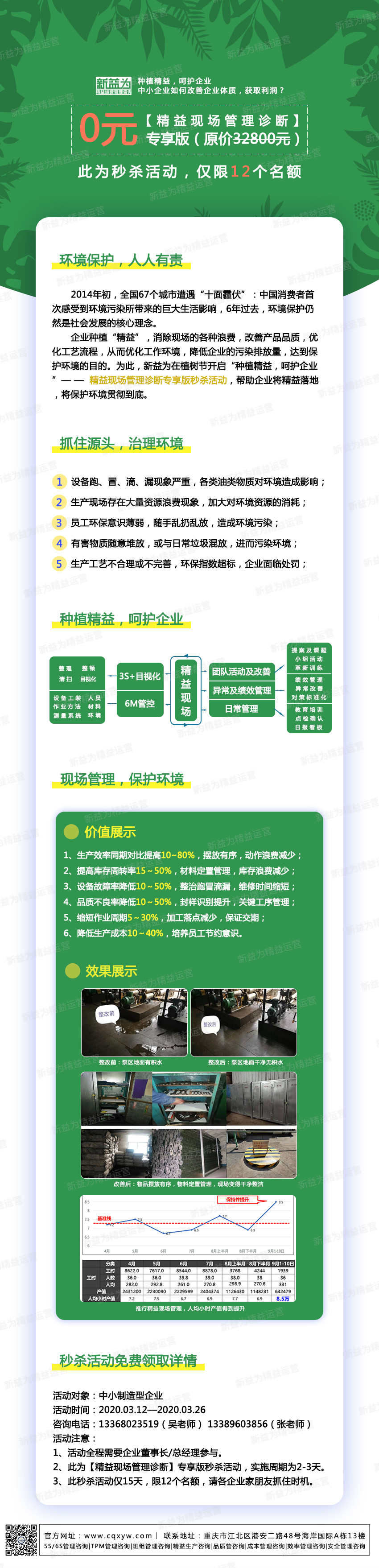 種植精益，呵護(hù)企業(yè)——精益現(xiàn)場管理診斷專享版秒殺活動